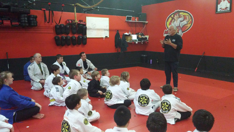 How does martial arts develop rock solid concentration in its participants?